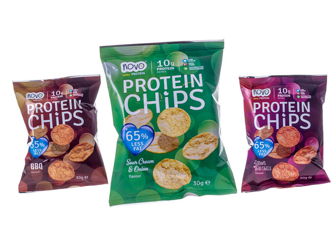 Novo Protein-Chips für Low-Carb-Knabberfreaks, Sportler & Ernährungsbewusste